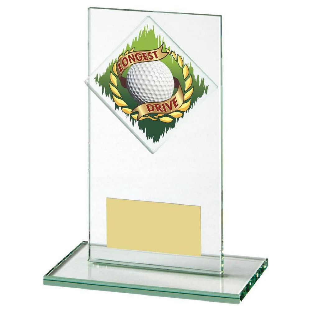 Jade Glass Longest Drive Golf Award 140mm