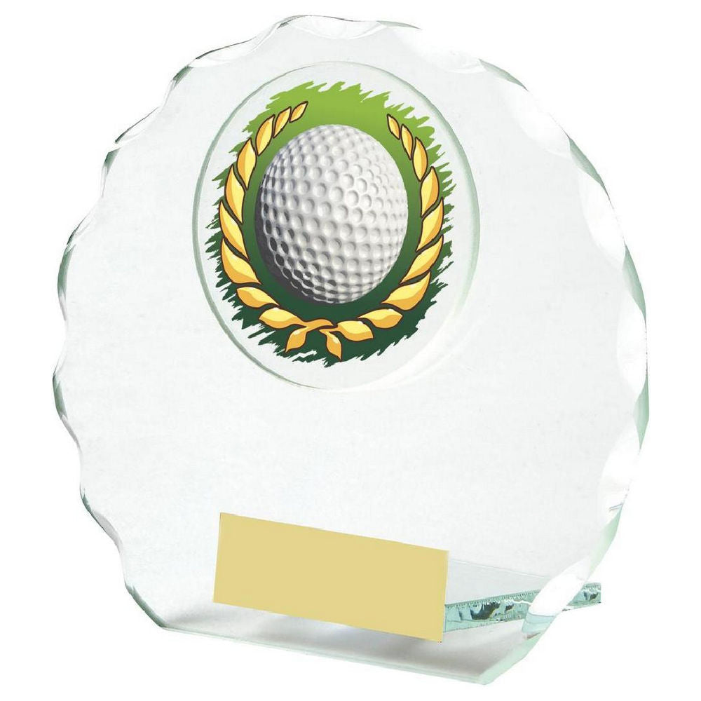 Jade Glass Golf Ball Award 100mm