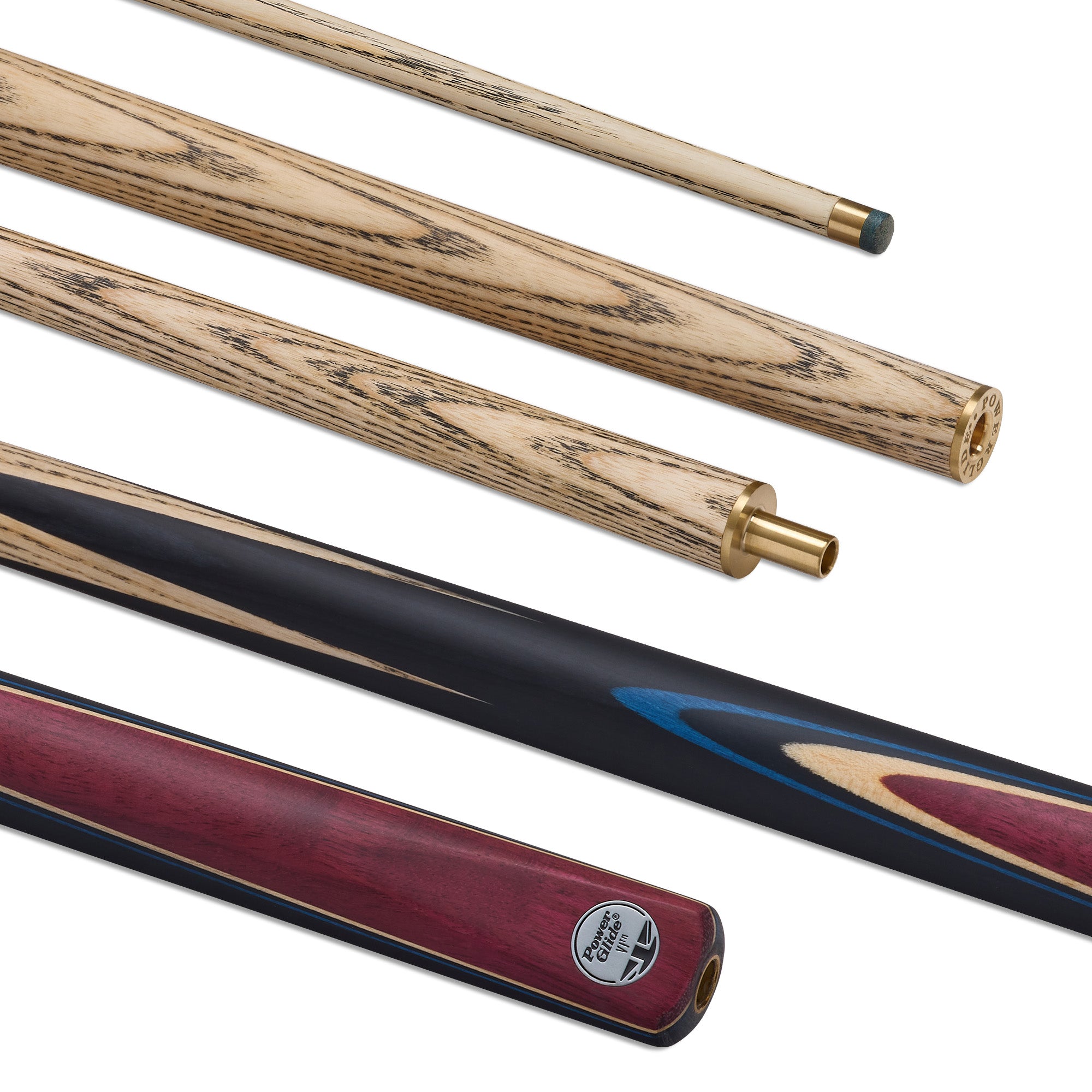 PowerGlide VI Ash Snooker Cue 50/50 Split