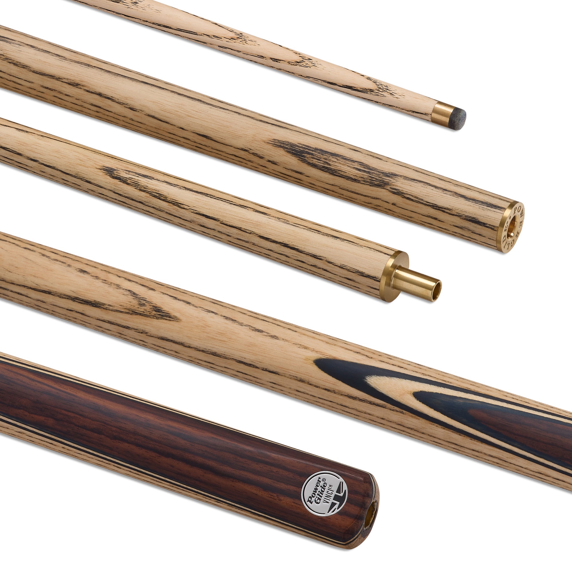 Powerglide Vinci Ash Snooker Cue 50/50 Split