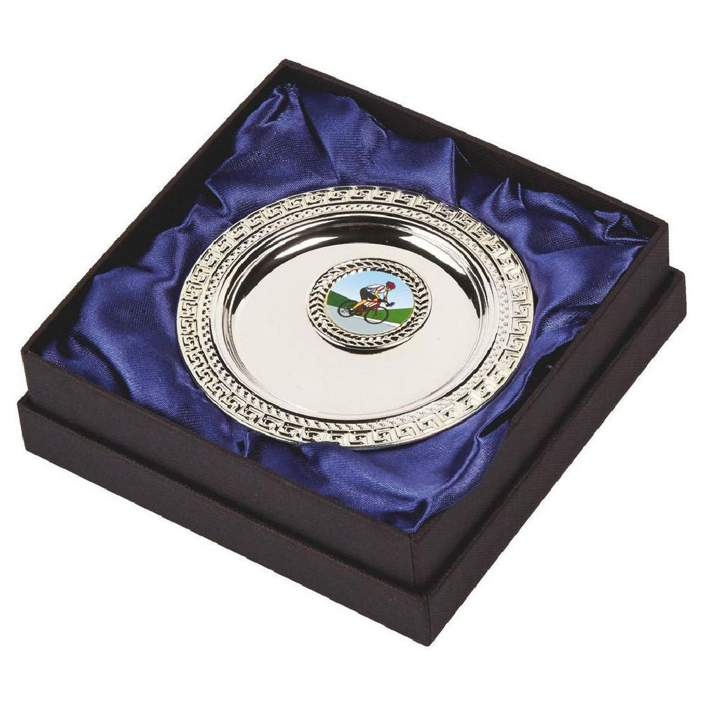Silver Plated Salver (In Presentation Case) 100mm
