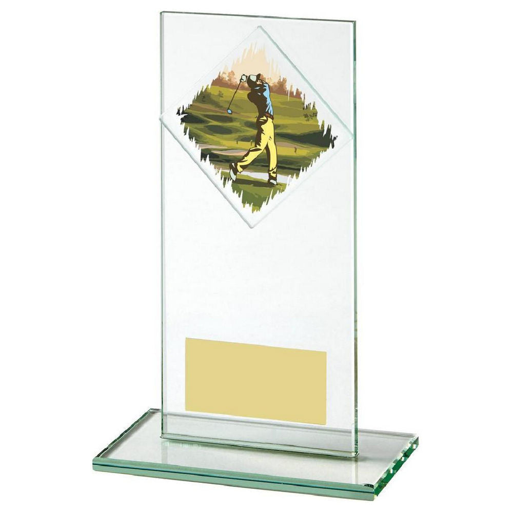 Jade Glass Male Golf Award 160mm