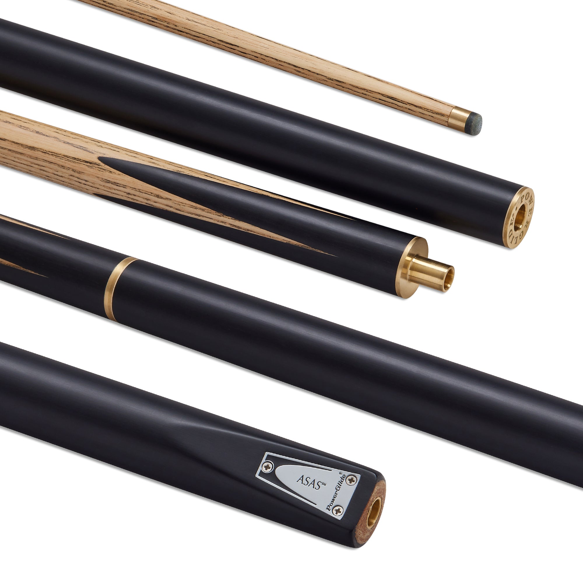 Powerglide Asas Professional Ash Snooker Cue 3/4 Split