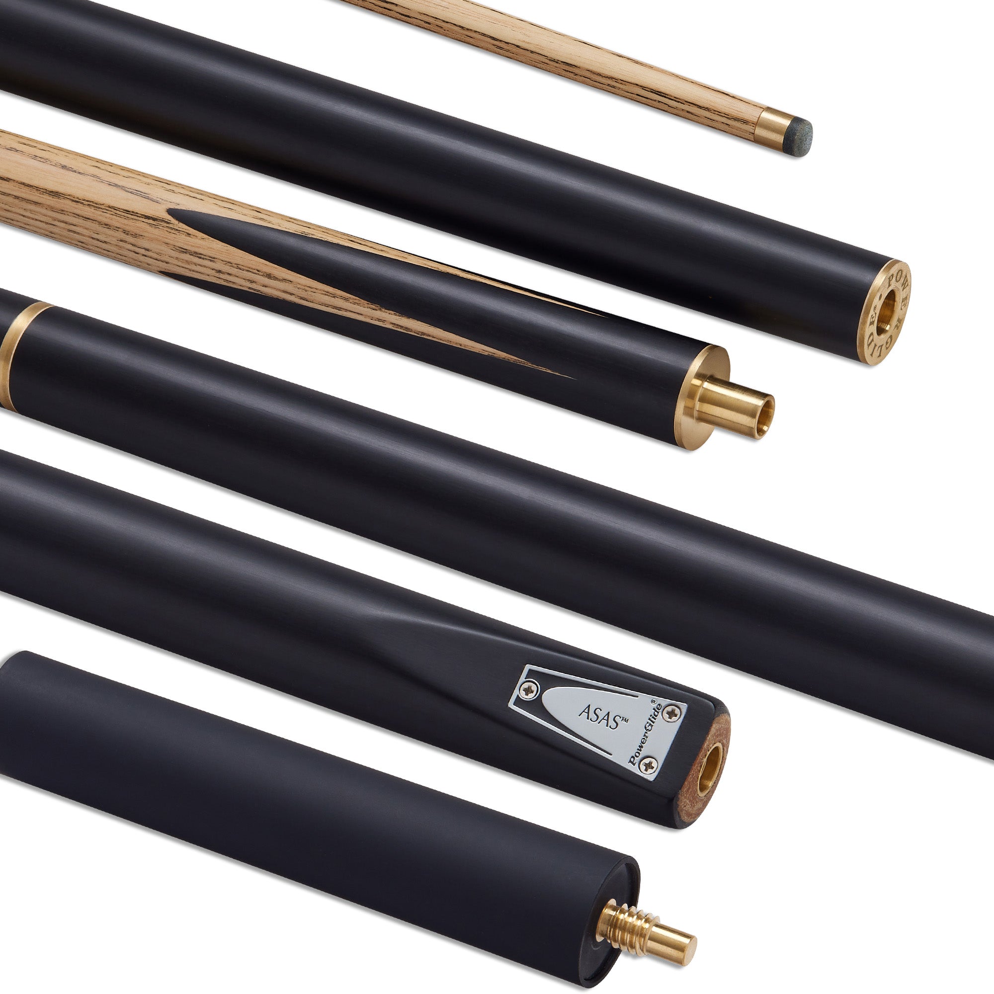 Powerglide Asas Professional Ash Snooker Cue 3/4 Split