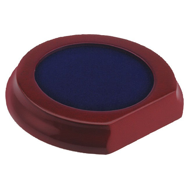 ROUND WOODEN BASE - (86mm RECESS) 5in