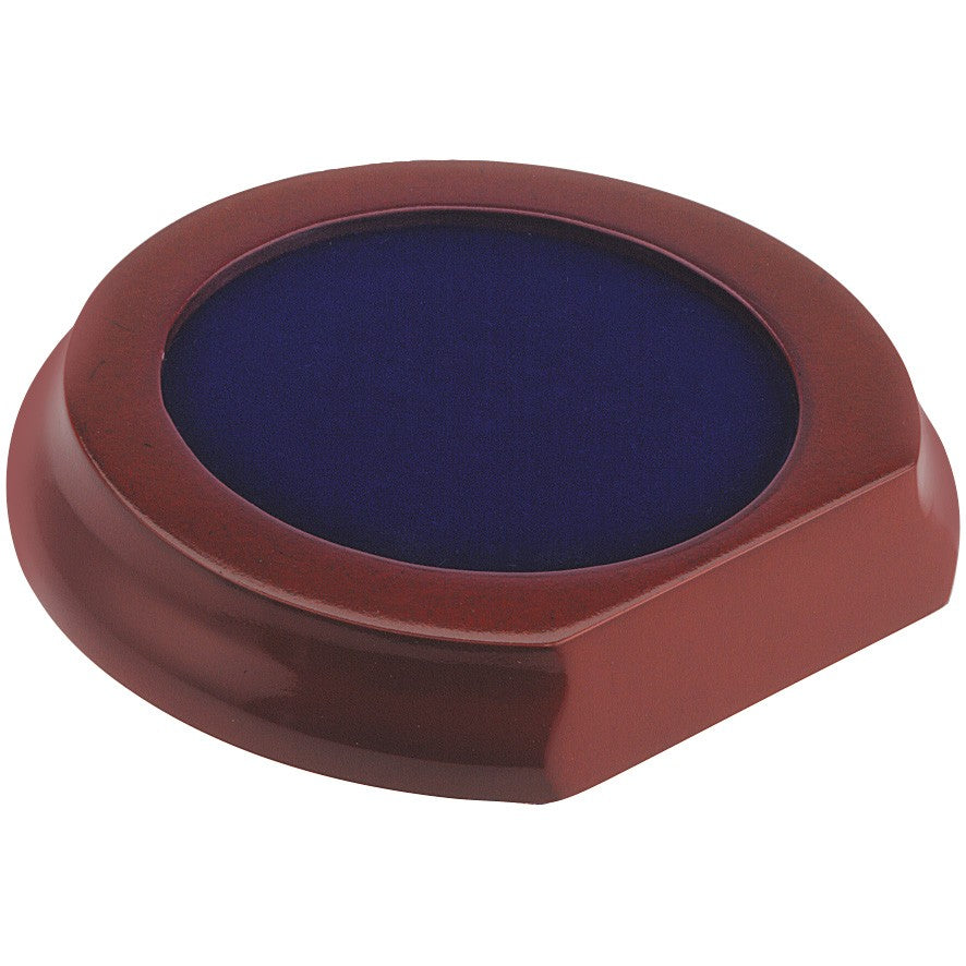 ROUND WOODEN BASE - (76mm RECESS) 4.5in