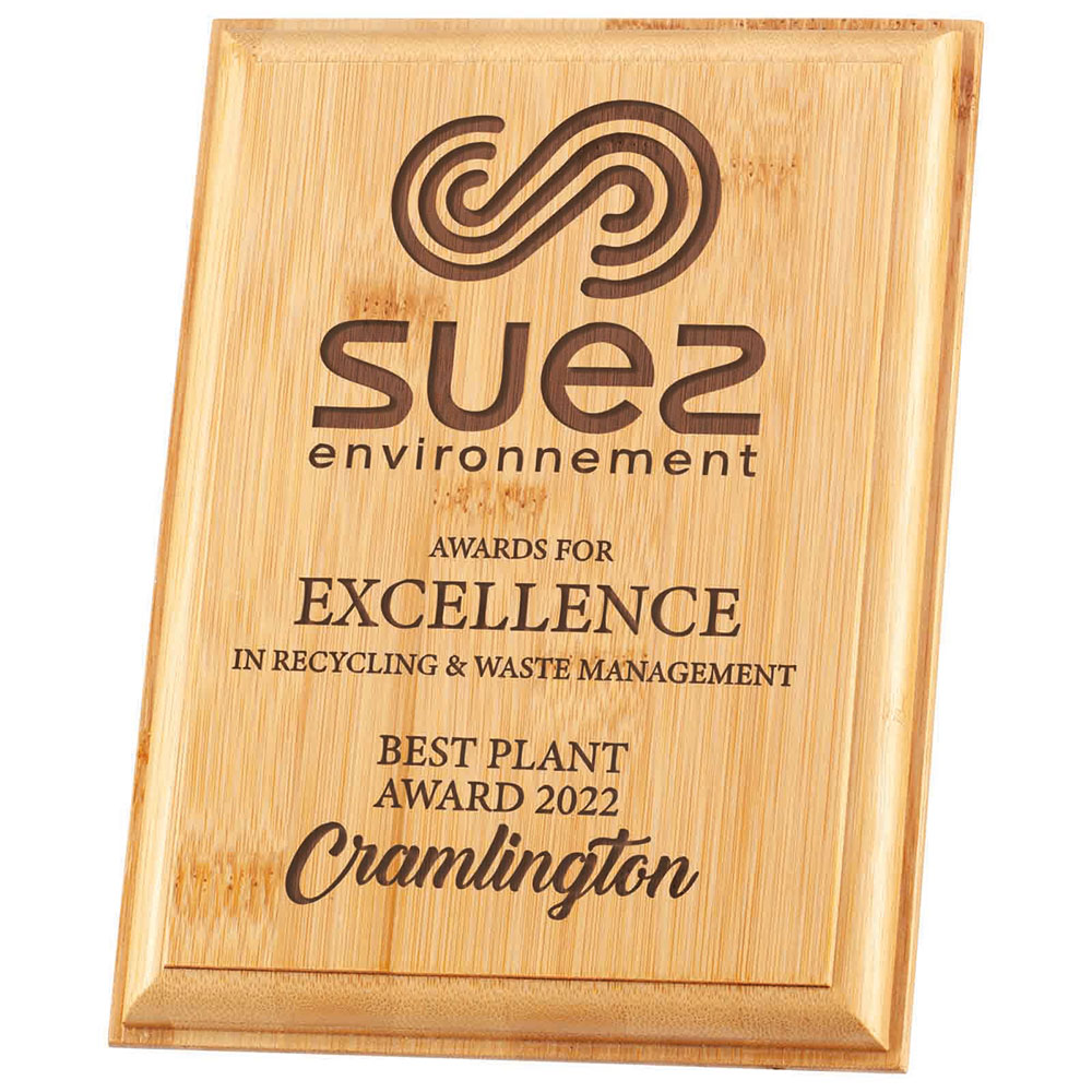 Bamboo Gaia Plaque 175x125x15mm