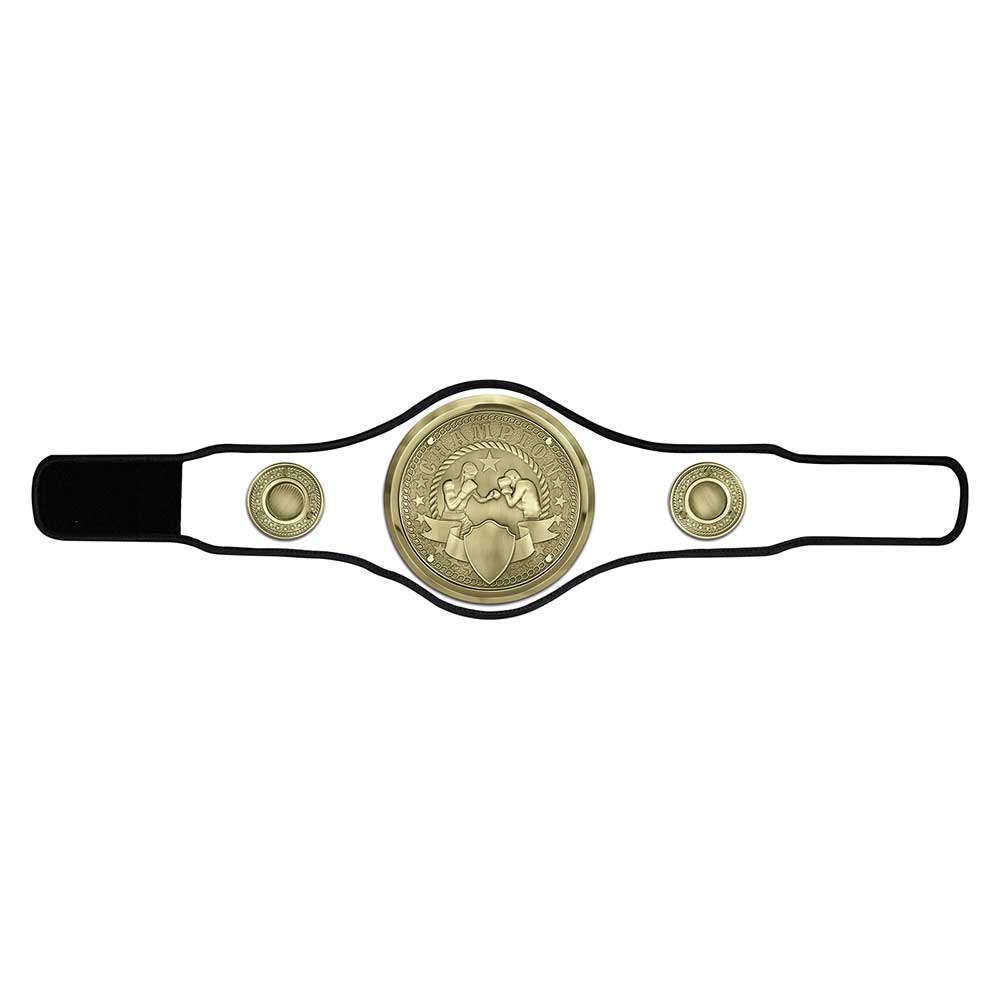Champion Belt Boxing Award White 11240x315mm