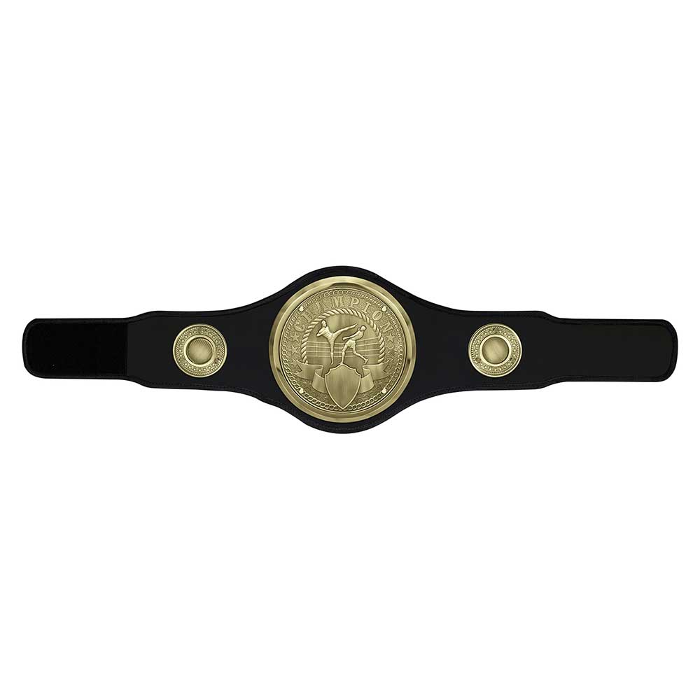 Champion Belt Kickboxing Award Black 1240x315mm