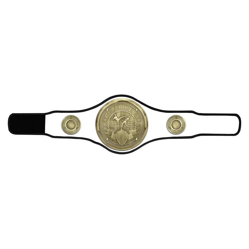 Champion Belt Kickboxing Award White 1240x315mm