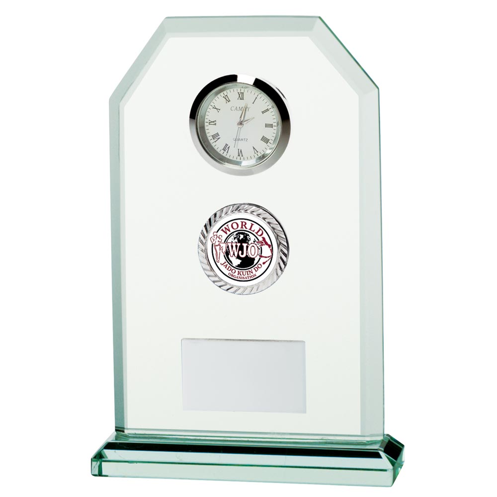 Jade Vitoria Multisport Glass Clock 160mm