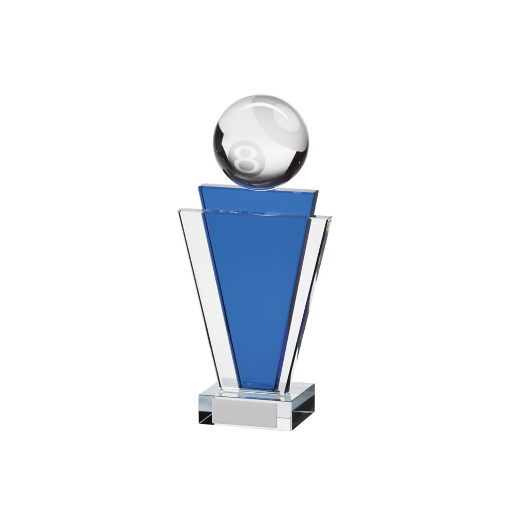 Gauntlet Pool Glass Award 160mm  (50mm Thick)