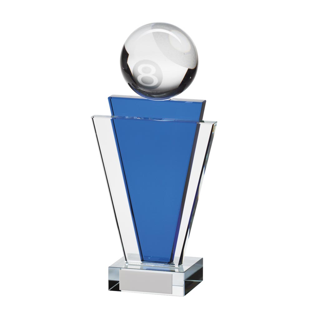 Gauntlet Pool Glass Award 200mm  (50mm Thick)
