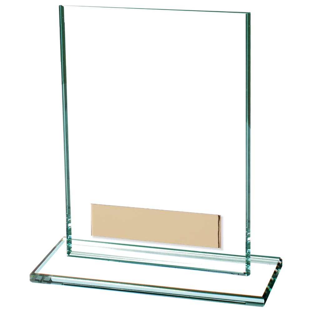 Warrior Jade Glass Award 110mm  (5mm Thick)