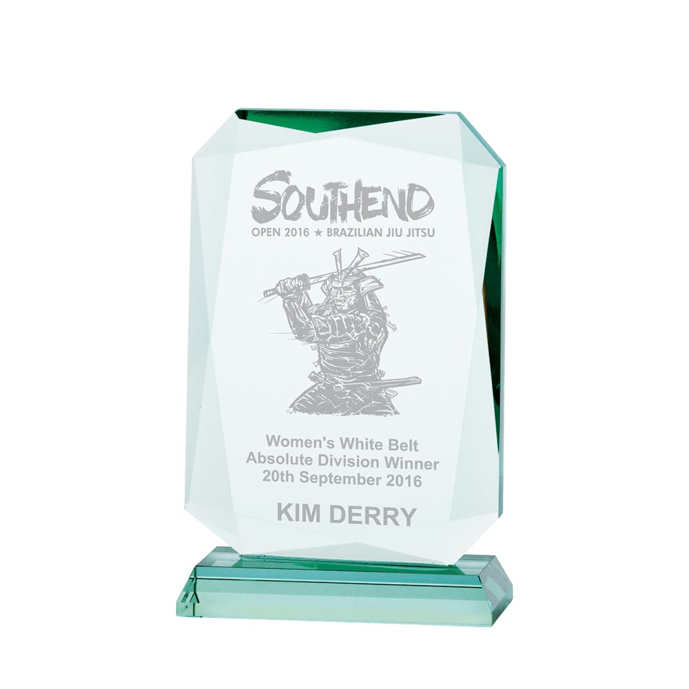 Renegade Jade Glass Award 170mm (19mm Thick)