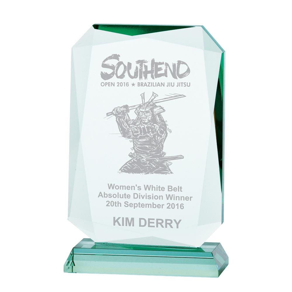 Renegade Jade Glass Award 215mm (19mm Thick)