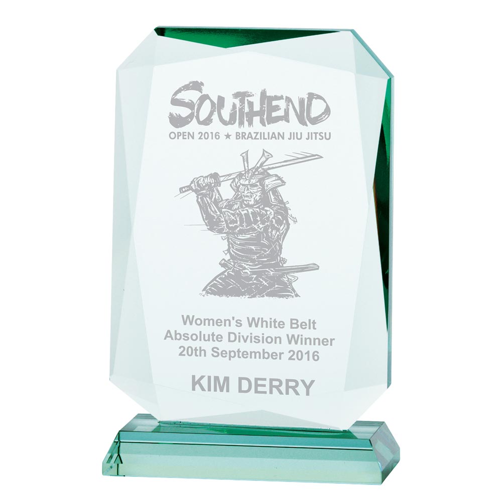 Renegade Jade Glass Award 240mm (19mm Thick)