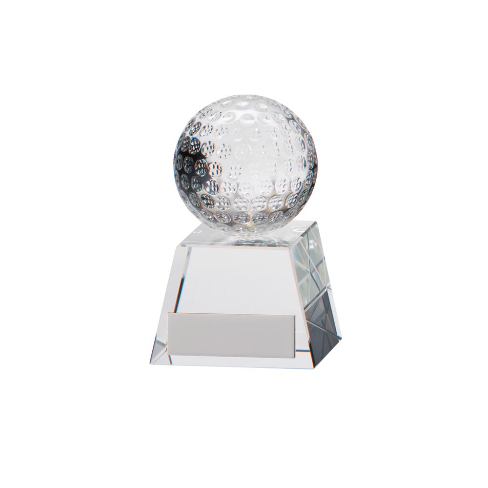 Voyager Golf Crystal Award 95mm (40mm Thick)