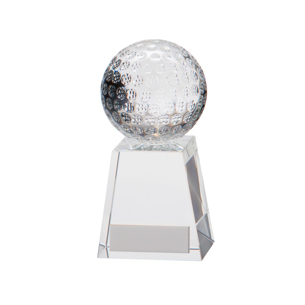 Voyager Golf Crystal Award 125mm (40mm Thick)