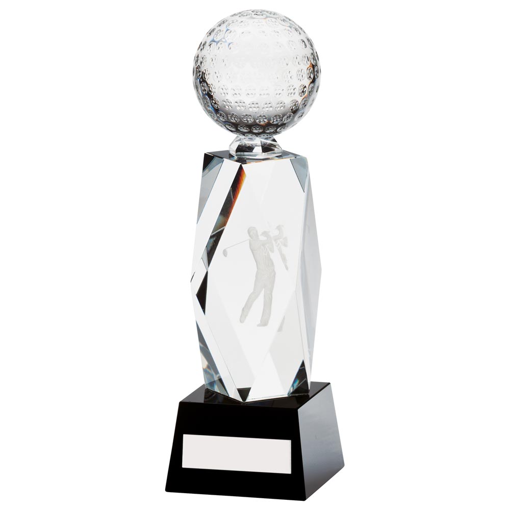Astral Crystal Golf Award 220mm (70mm Thick)
