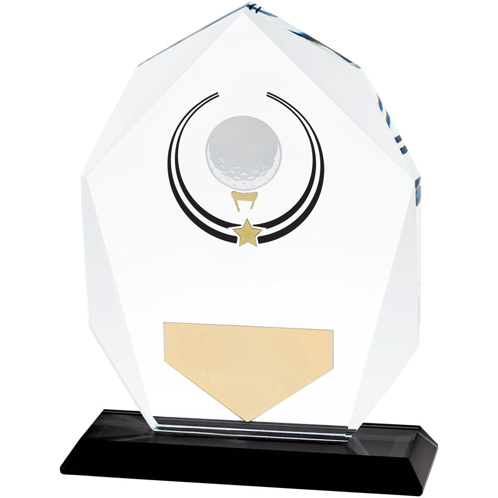 Glacier Golf Glass Award 140mm  (10mm Thick)