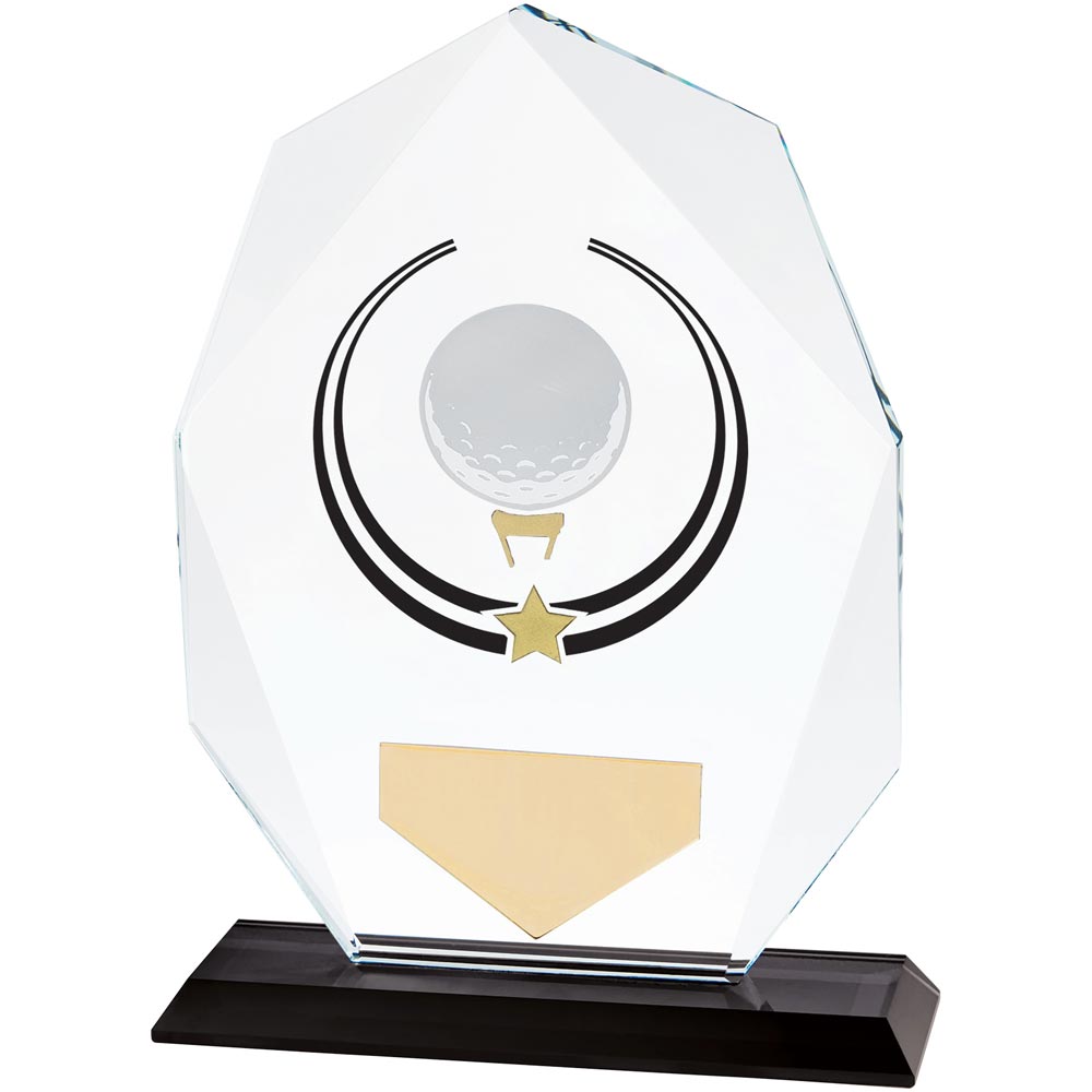 Glacier Golf Glass Award 160mm  (10mm Thick)