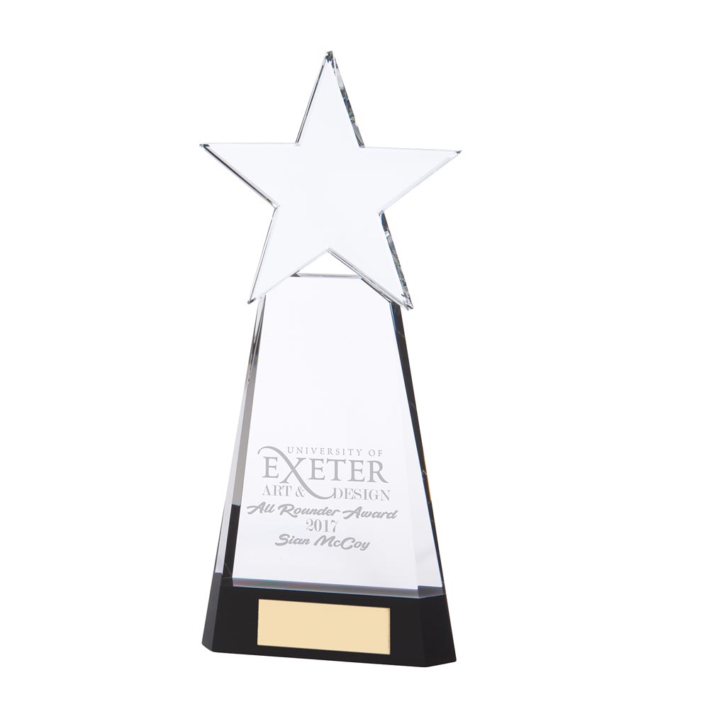 Houston Crystal Award 270mm (30mm Thick)