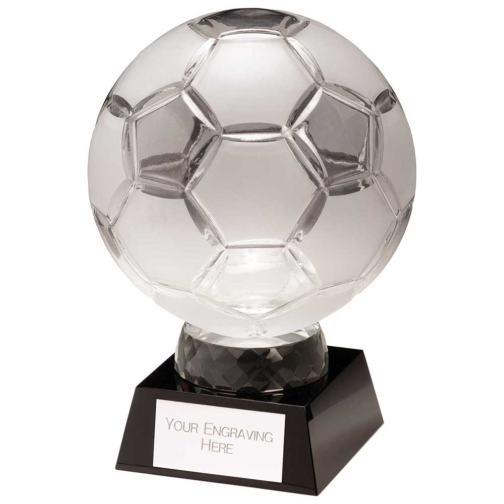 Empire 3D Football Crystal Award 145mm (200mm Thick)