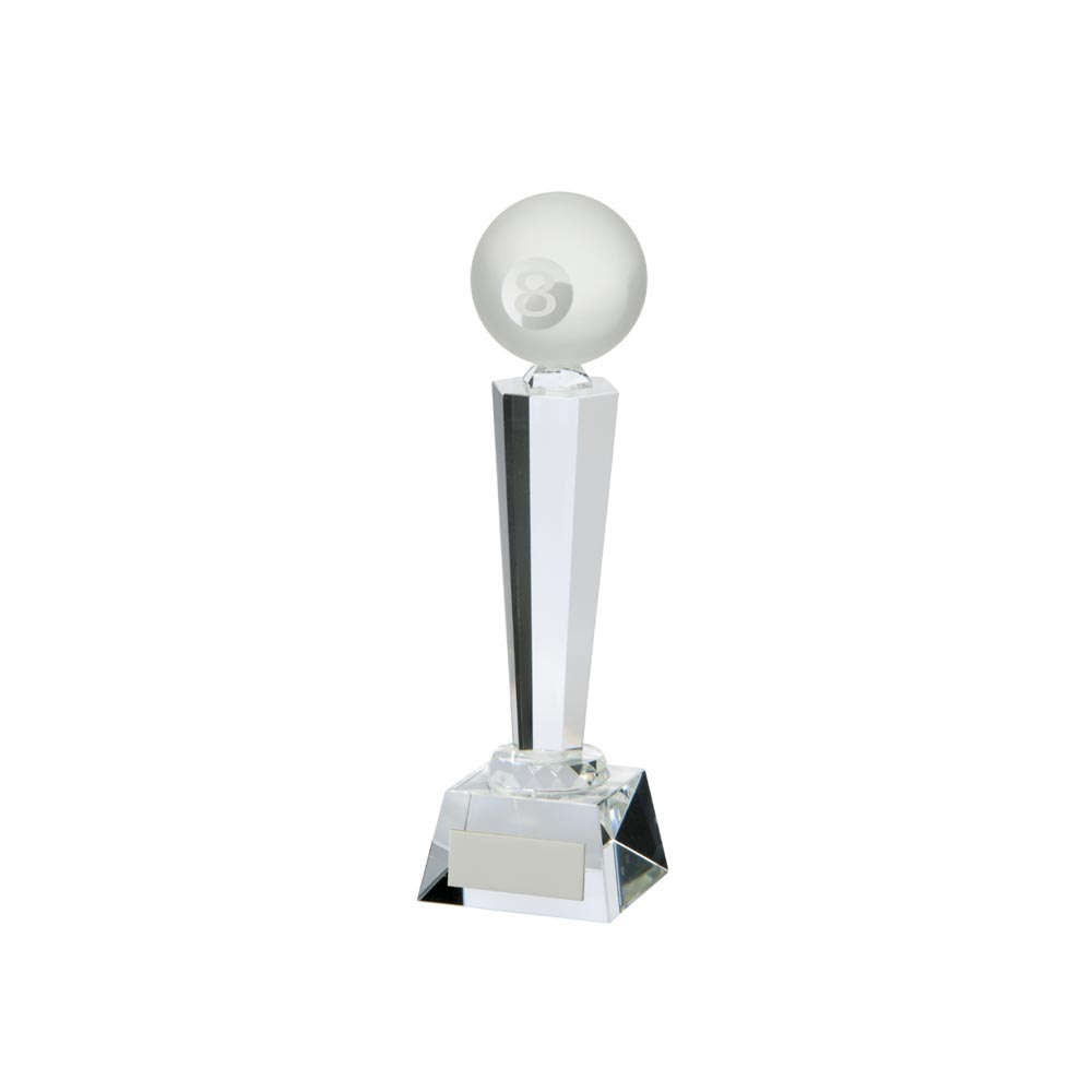 Interceptor Pool Crystal Award 240mm  (60mm Thick)