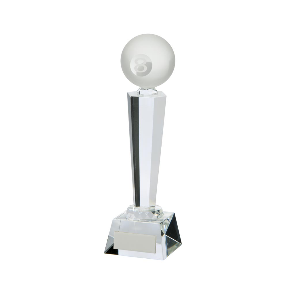 Interceptor Pool Crystal Award 255mm  (60mm Thick)