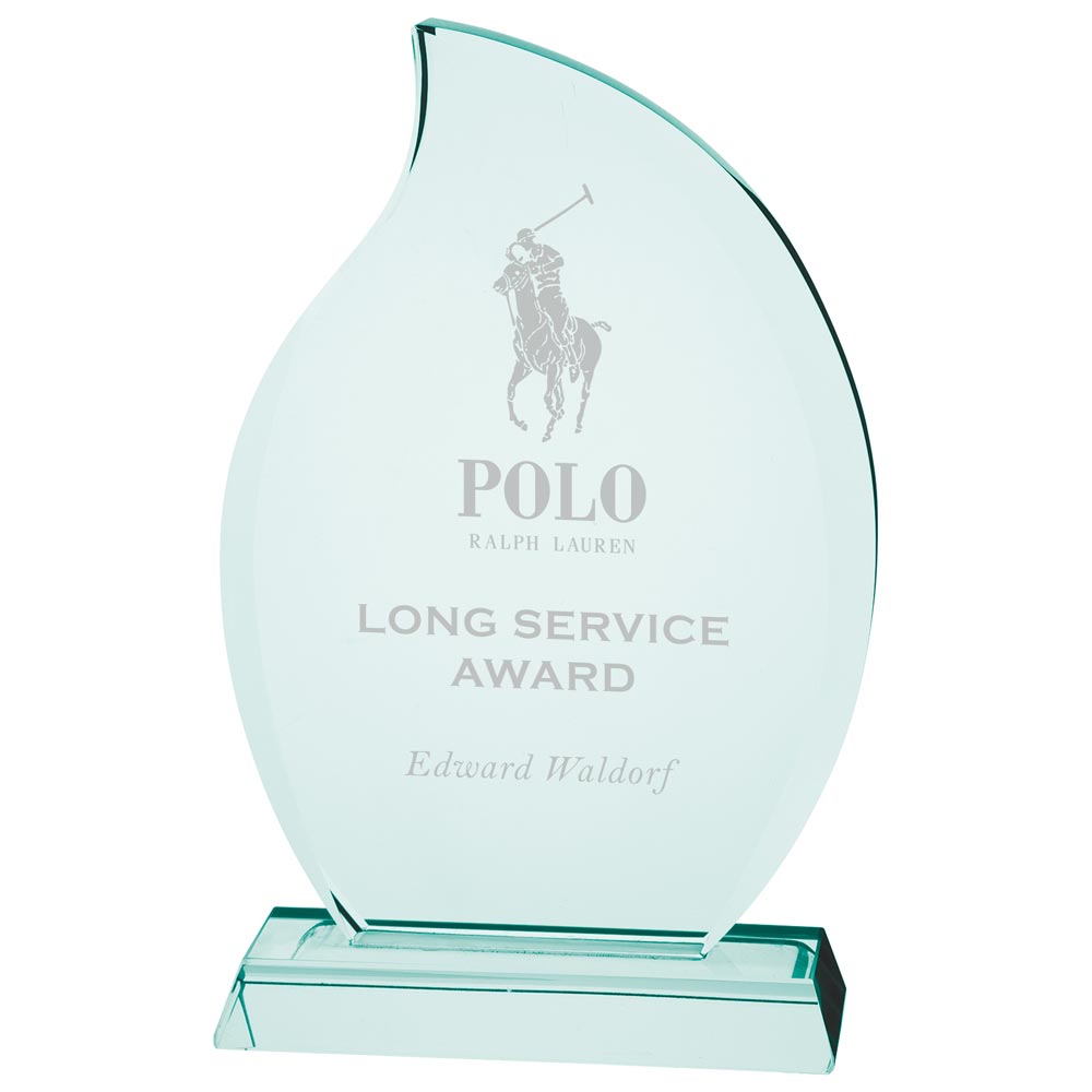 Synergy Jade Glass Award 240mm (19mm Thick)