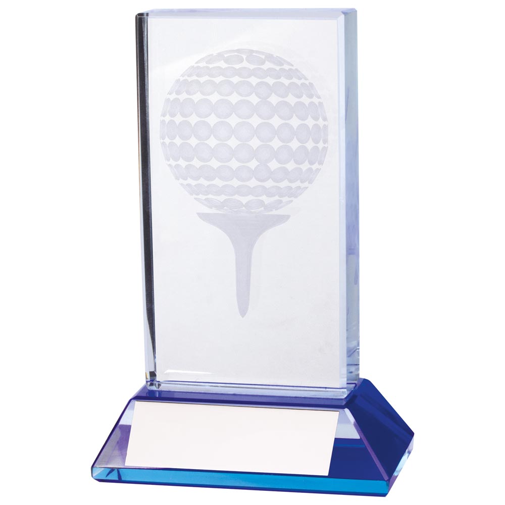 Davenport Golf Crystal Award 110mm  (40mm Thick)