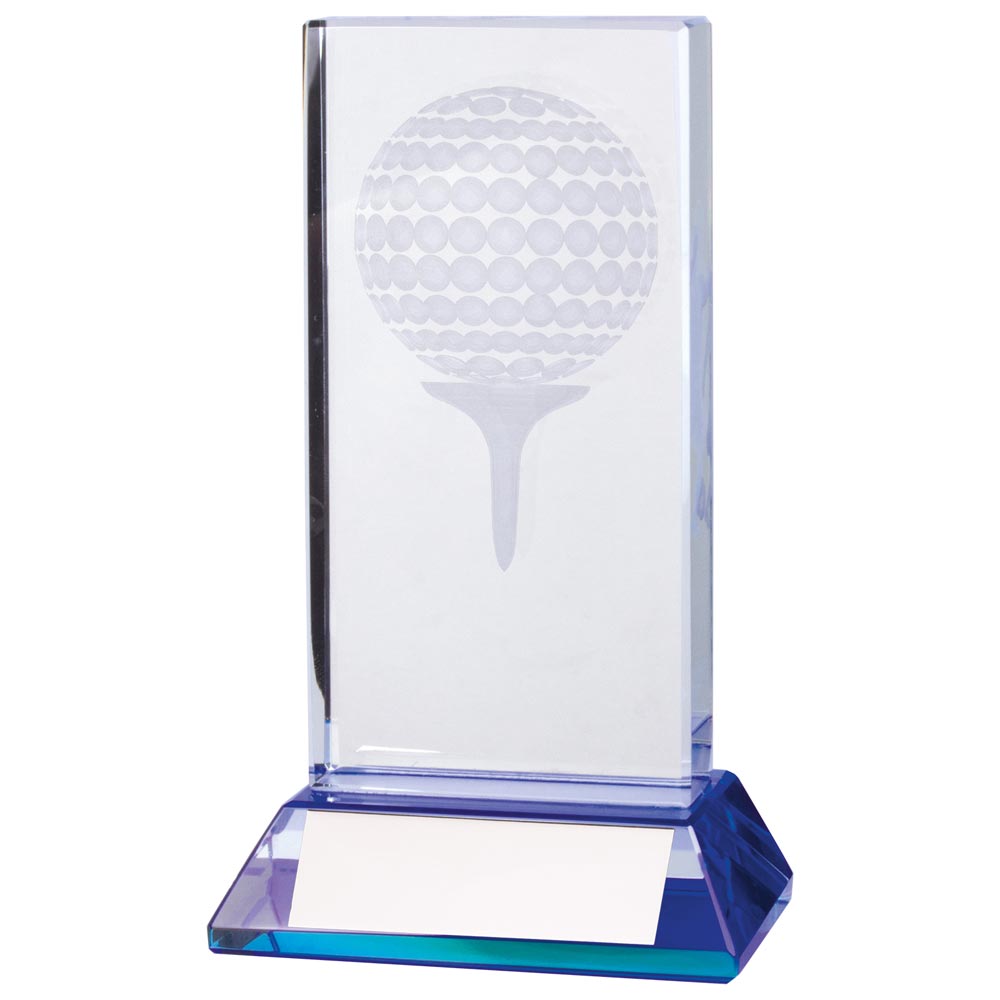 Davenport Golf Crystal Award 120mm  (40mm Thick)