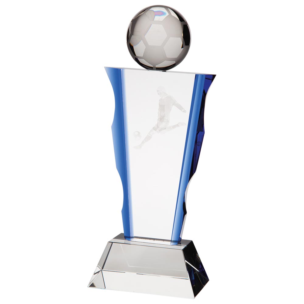Celestial Football Crystal Award 230mm (60mm Thick)