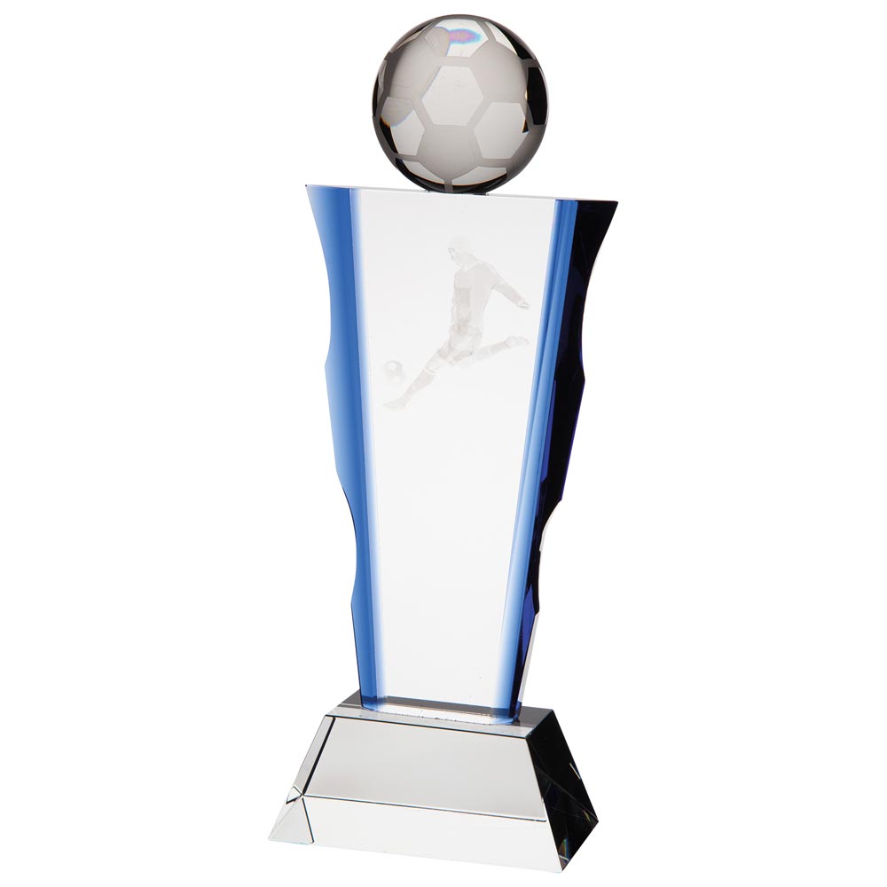Celestial Football Crystal Award 260mm (60mm Thick)