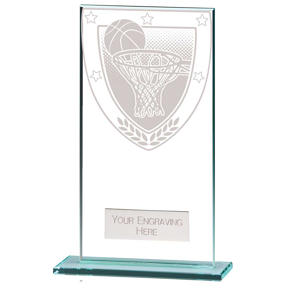 Millennium Basketball Jade Glass Award 160mm