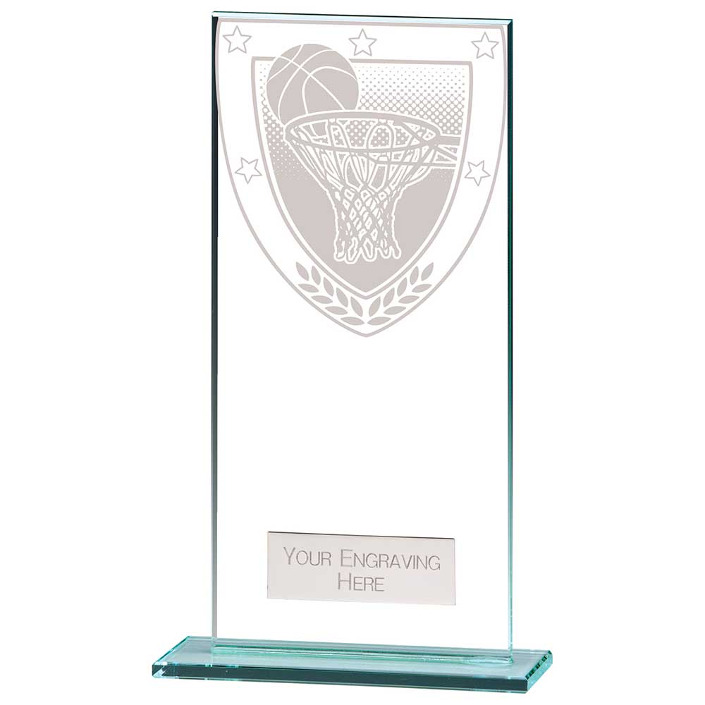 Millennium Basketball Jade Glass Award 180mm