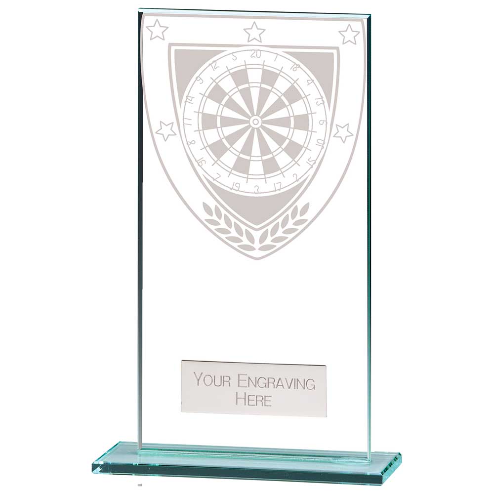 Millennium Darts Jade Glass Award 160mm