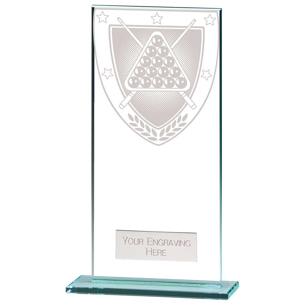 Millennium Snooker Jade Glass Award 180mm