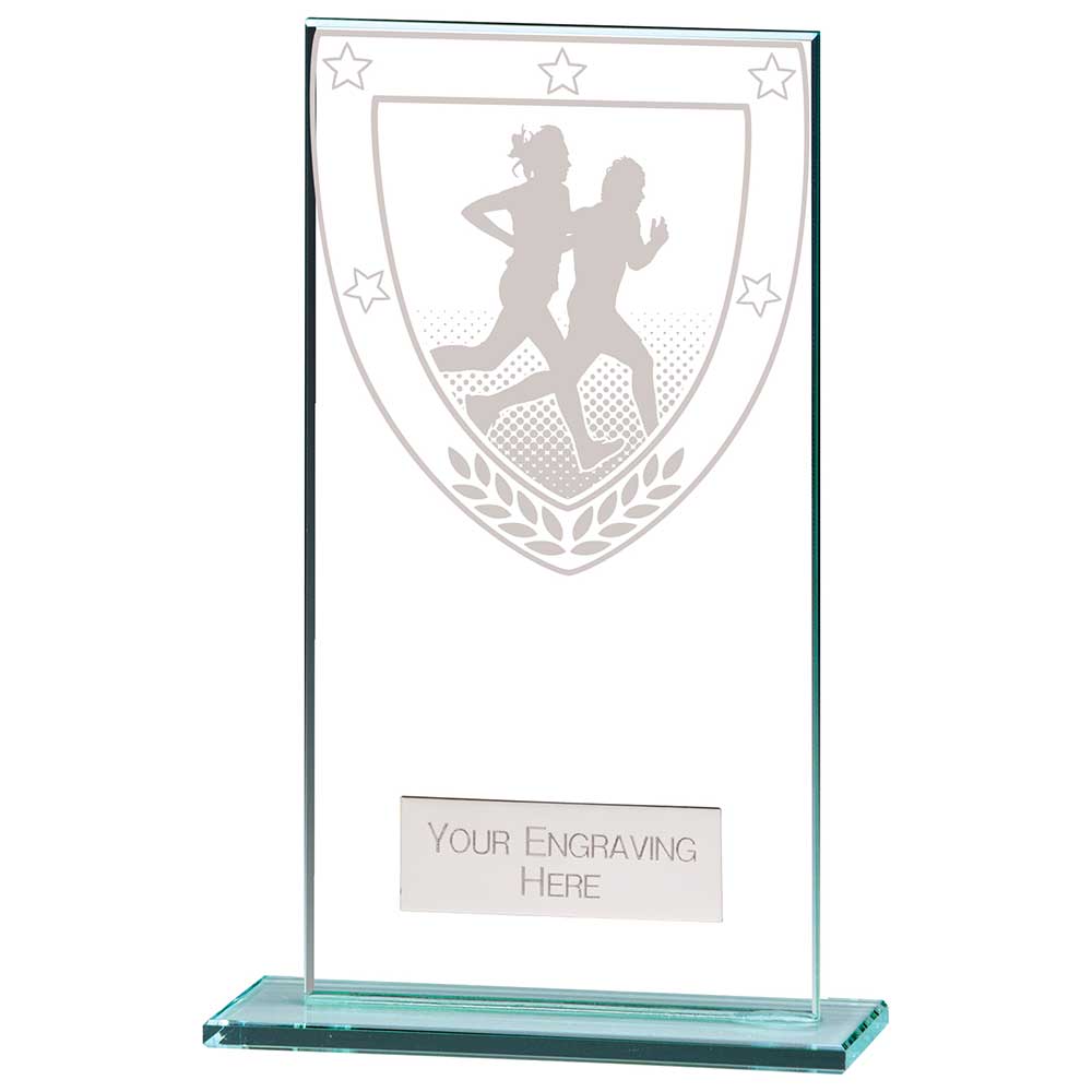Millennium Running Jade Glass Award 160mm