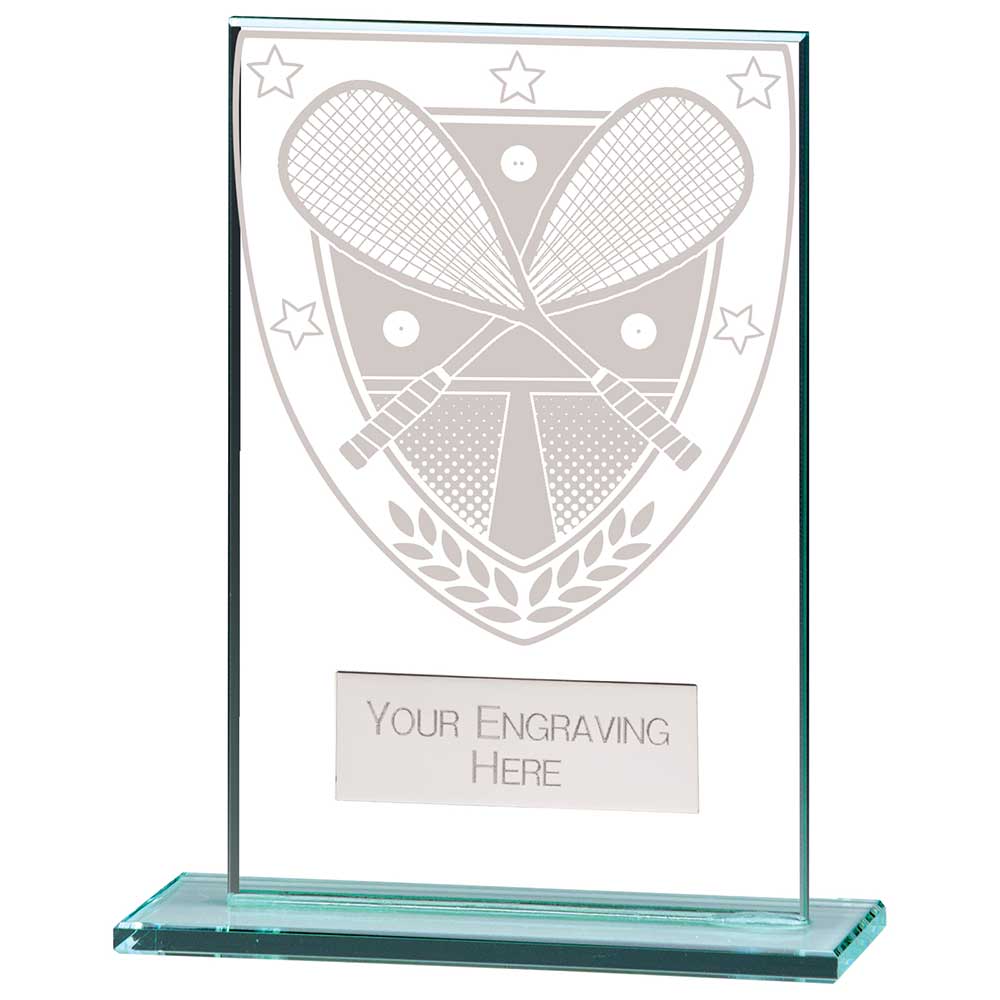 Millennium Squash Jade Glass Award 125mm