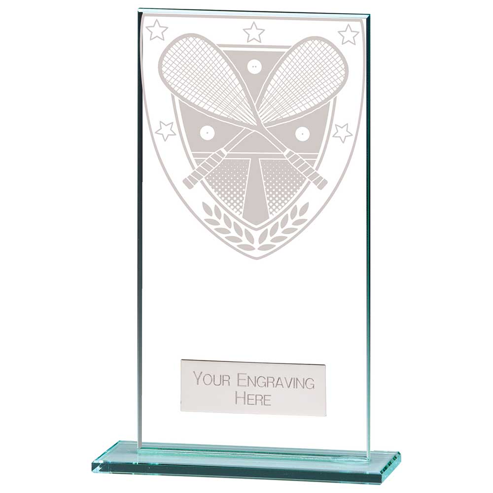 Millennium Squash Jade Glass Award 160mm