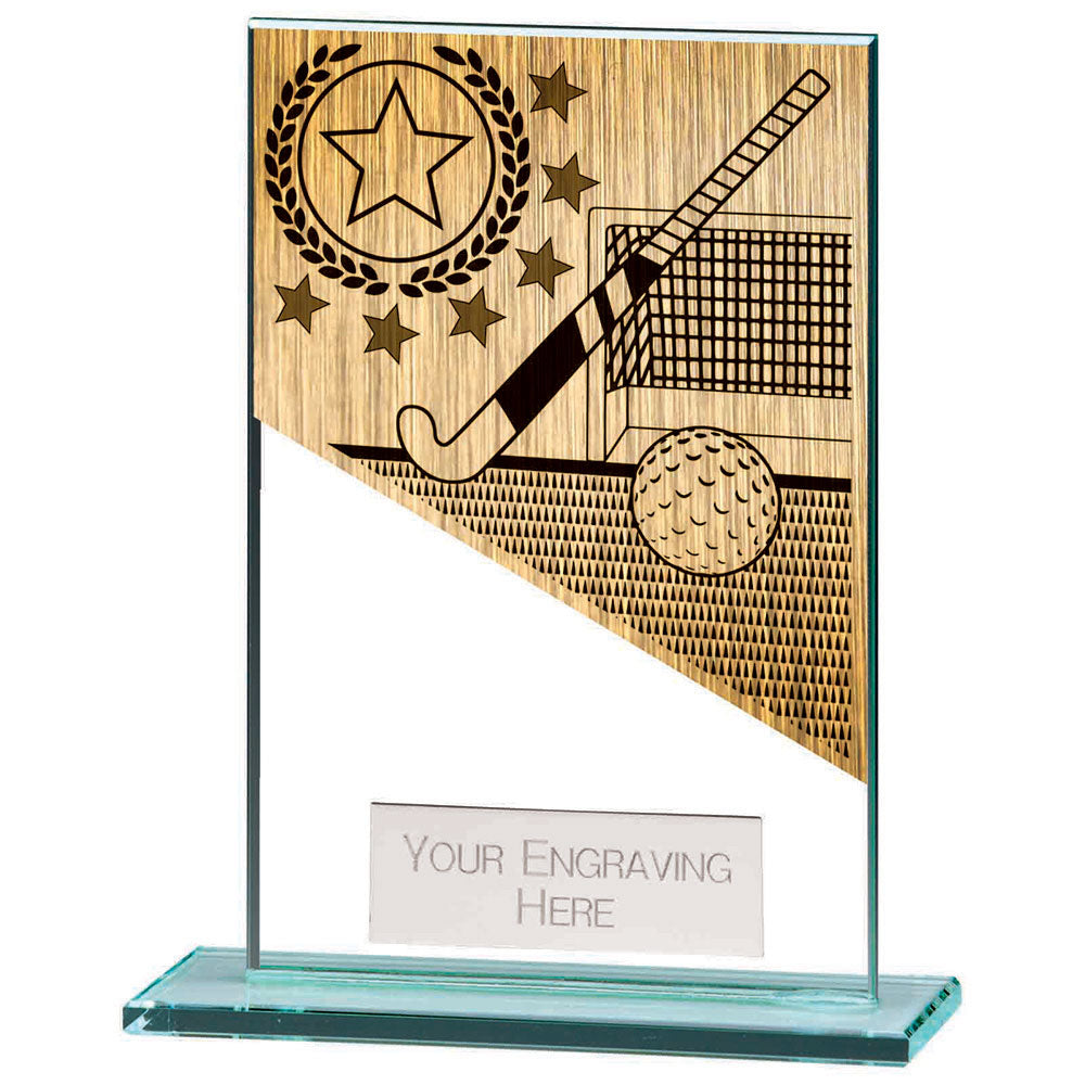 Mustang Hockey Jade Glass Award 125mm