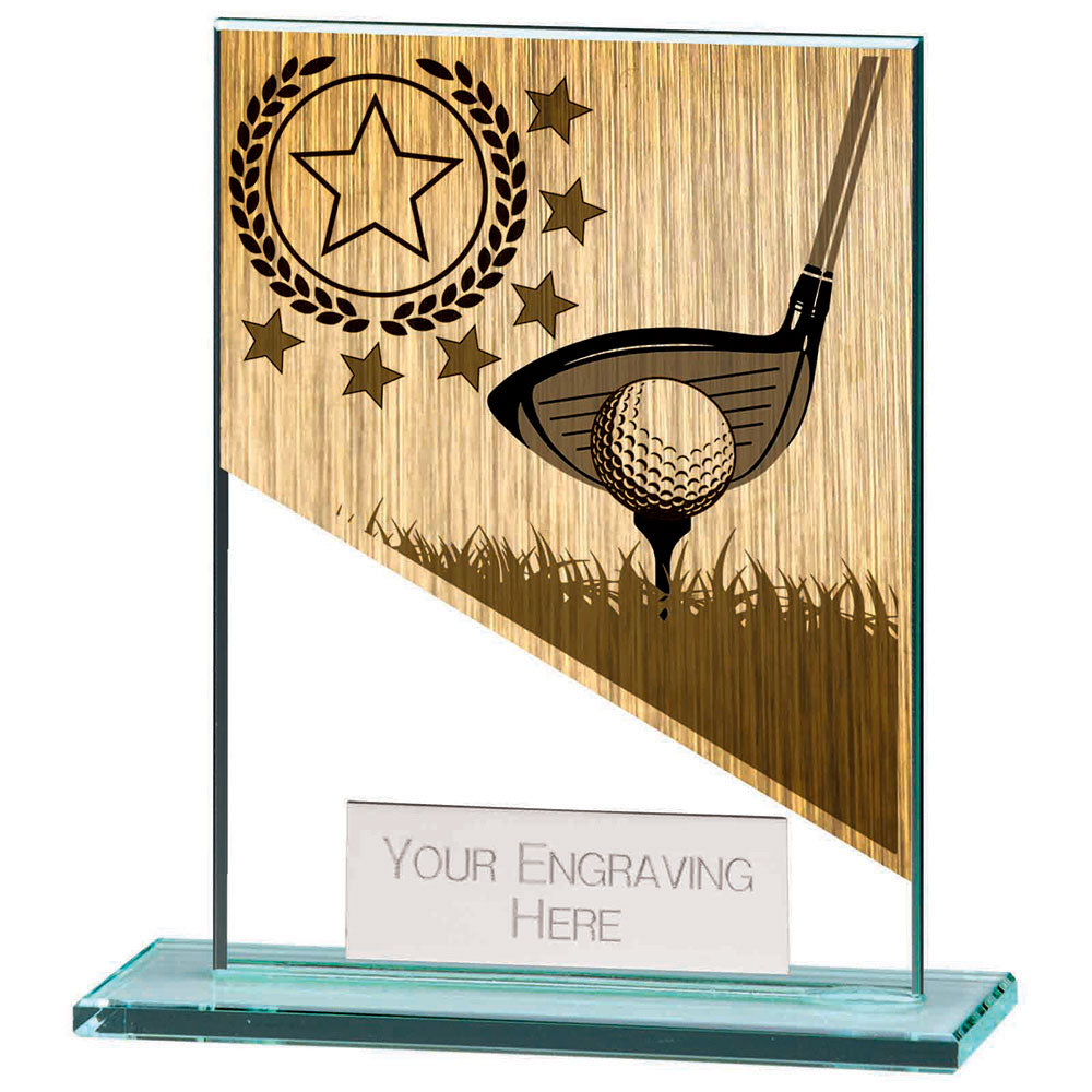 Mustang Golf Jade Glass Award 110mm