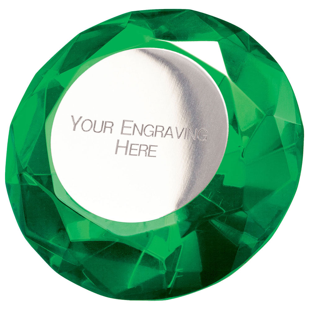 Impulse Diamonds Crystal Green 100mm