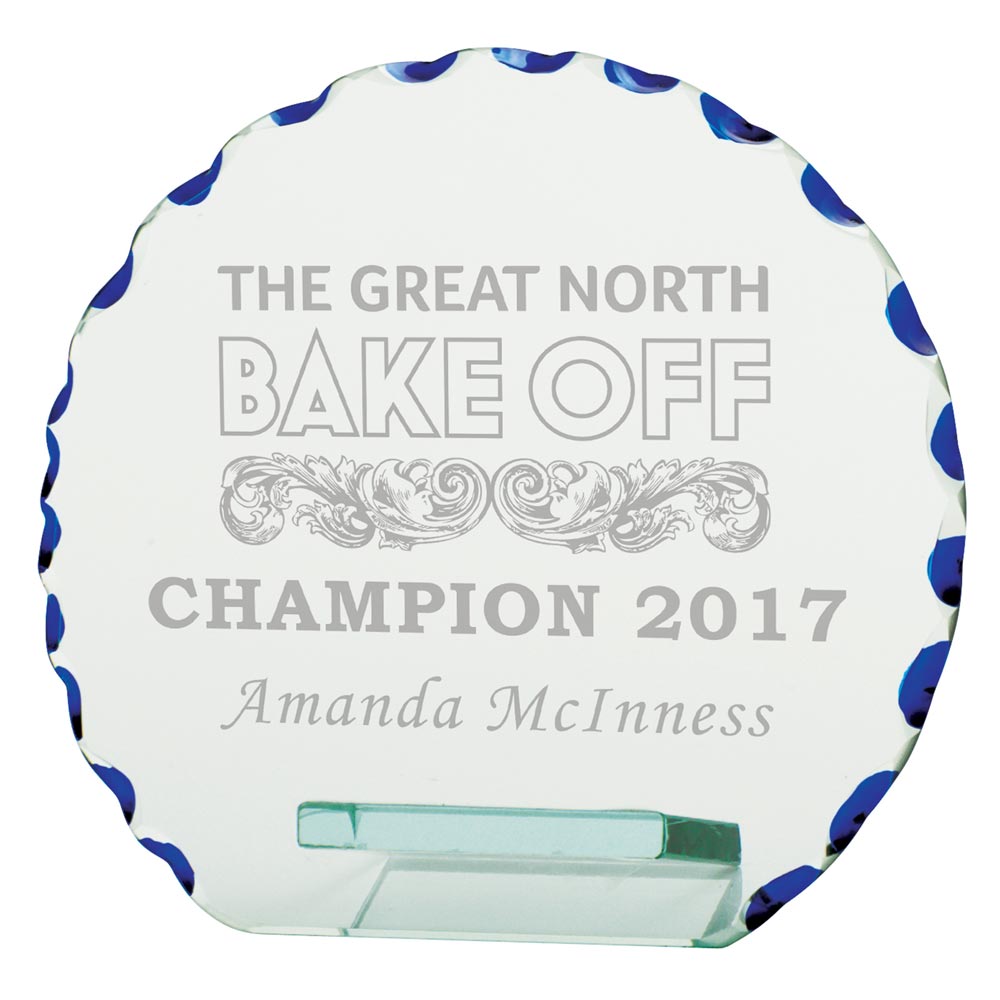 Quantum Jade Glass Award 130mm  (5mm Thick)