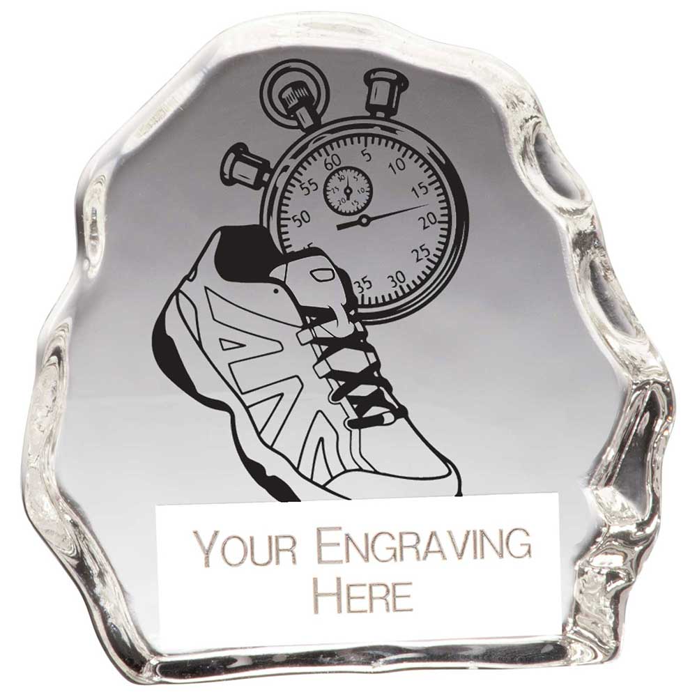 Mystique Running Glass Award 75mm