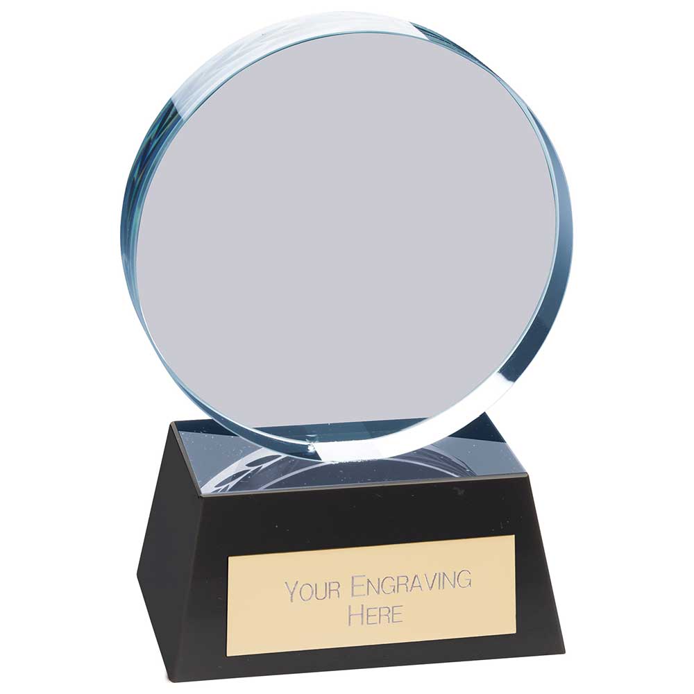 Emperor Multisport Crystal Award Clear & Black 125mm  (20mm Thick)