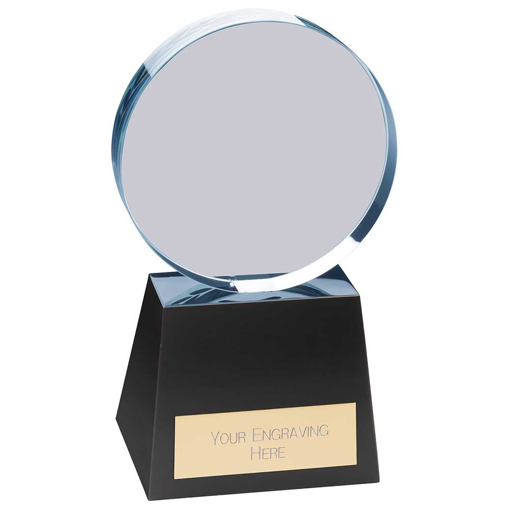 Emperor Multisport Crystal Award Clear & Black 155mm  (20mm Thick)