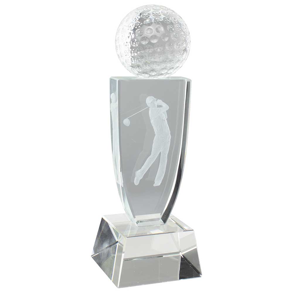 Reflex Golf Crystal Award 180mm (60mm Thick)